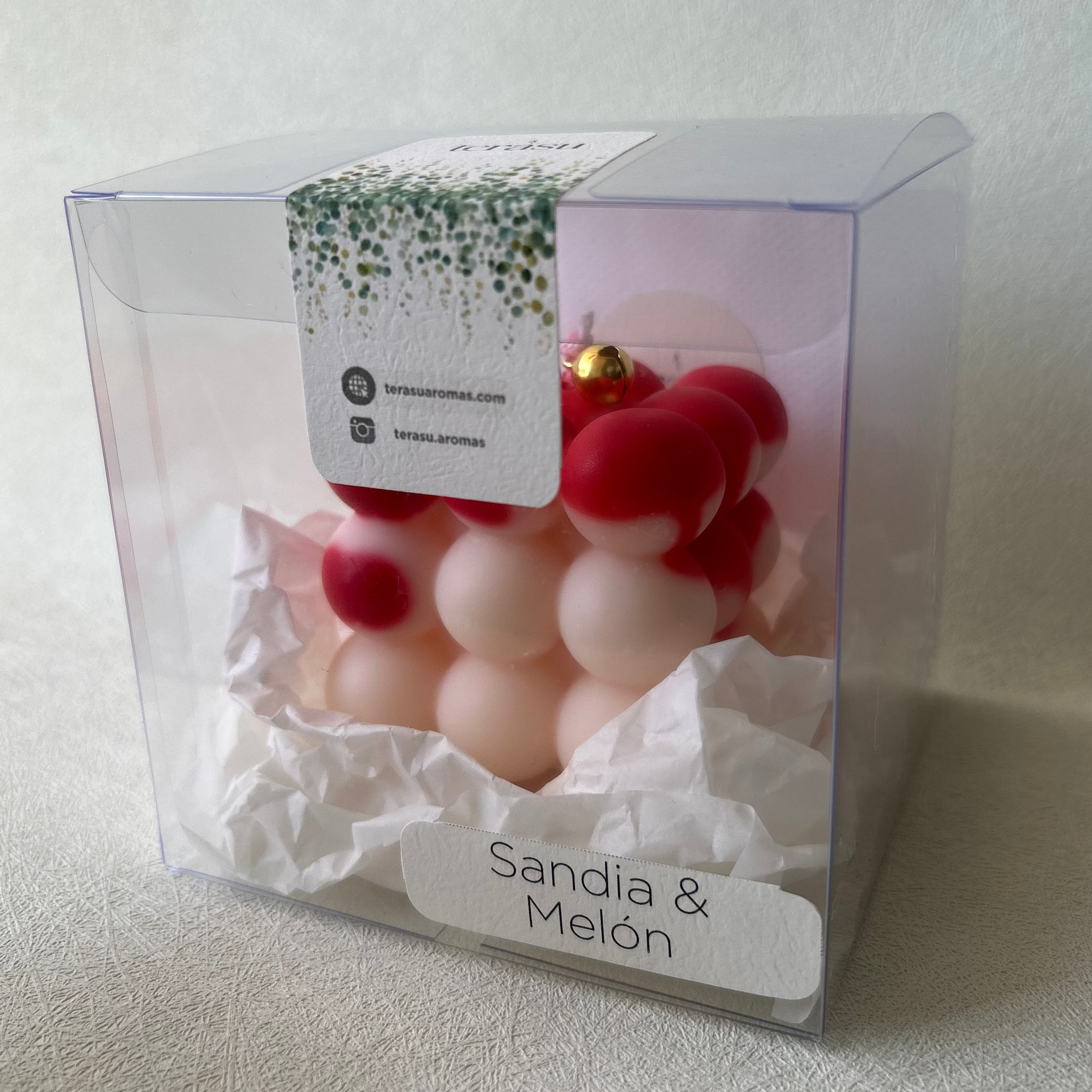 Vela Bubble Love ❤️ | Sandia y Melón