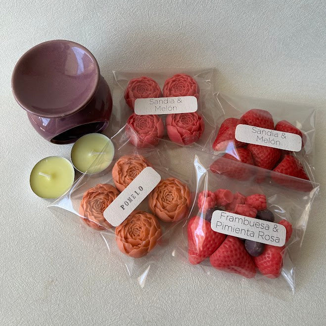 Pack Wax melts con quemadores